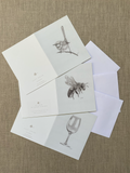 Assorted pack of 'Pencil drawing' greeting cards